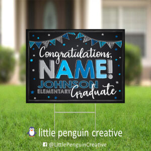 CUSD200 / Johnson Elementary Personalized Graduation Yard Sign